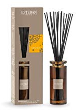ESTEBAN jarrón difusor de Perfume hogar ámbar 75ml a Tallos con jarrón de Vidrio
