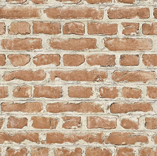 Rasch Tapeten PapierTapete Kollektion Steine und Hölzer, rot, 235203