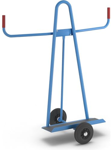 eurokraft pro | Plattenkarre | Tragfähigkeit 300 kg, Vollgummireifen, Rad-Ø 200 mm