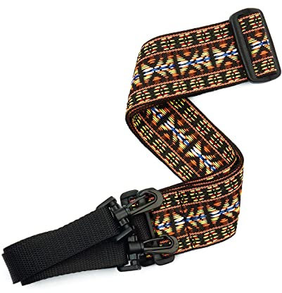 D'Addario Planet Waves 20N01BJ Hootenanny gewebter Banjo Gurt gelb/braun