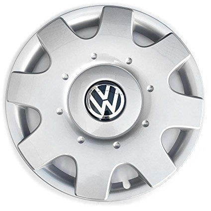Original VW Passat B5 (3BG) Polo 5 (6R/6C) Radzierkappe Volkswagen 16 Zoll Stahlfelgen Radkappen chrom