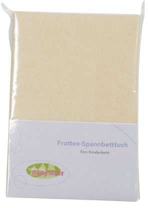 Odenwälder Frottee-Spannbetttuch 70 x 140, Design:natur