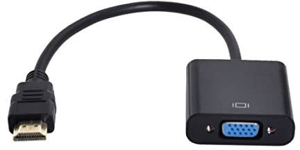 chenyang HDMI zu VGA Adapter, vergoldeter HDMI Stecker auf VGA Buchse Kabeladapter für Computer, Desktop, Laptop, Monitor, Projektor