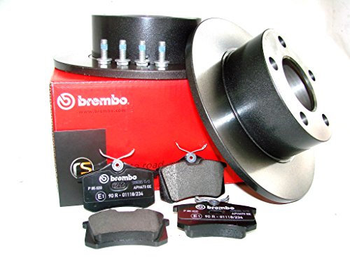BREMBO Bremsscheiben und Beläge hinten HA Golf IV 4 9N 6R Bora A3 TT