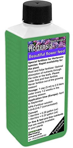 Hydrangea Hortensia Liquid Fertilizer HighTech NPK, Root, Soil, Foliar, Fertiliser - Prof. Plant Food