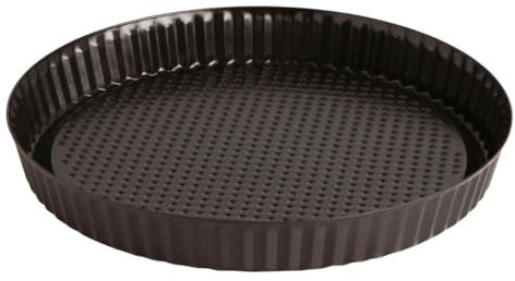 Quid 25x3CM QD Molde Tarta Plano 28X3Cm Sweet Grey, Acero, Negro, 0.54 cm