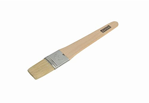 Original Kaiser Classic Holz-Backpinsel 22 x 4 cm, Backpinsel Naturborsten, sichere Borsten-Metall-Fixierung, Buchenholz-Griff, Braun