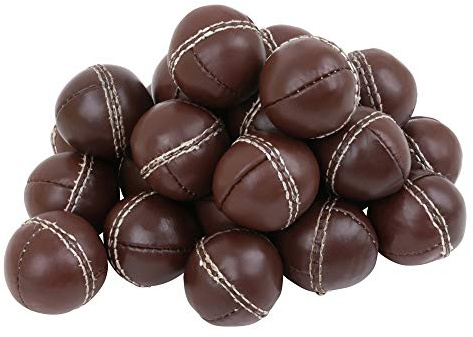 HAEST 25 stycken – TRENAS slagboll av läder – 80 gram – brun – för tävling och träning