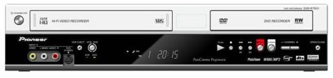 Pioneer DVR-RT 501-S VHS-/DVD-Rekorder-Kombination Silber