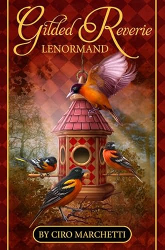 Gilded Reverie Lenormand: Kartendeck mit Anleitungsheft auf Deutsch