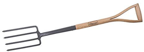 Silverline Tools 229420 Horca para Cavar de Acero al Carbono, 1000 mm Longitud