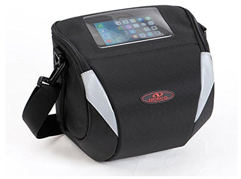 Norco klick Fix Lenkertasche Manitoba, schwarz, 25 x 20 x 18 cm