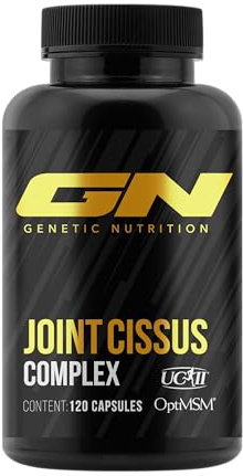 GELENK Komplex – Glucosamin, Chondroitin, Cissus Quadrangularis, je 1000 mg pro Tagesdosis & je 500 mg MSM – Für Gelenke & Knochen – Mit Hyaluronsäure & Vitamin C – 120 Kapseln – GN Laboratories