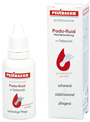 Podo fluid mit Teebaumöl, Hornhautentfernung Nachbehandlung, PediBaehr, 30ml