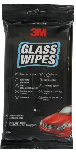 3M Glass Wipes Value Pack - 3 x Pack 25
