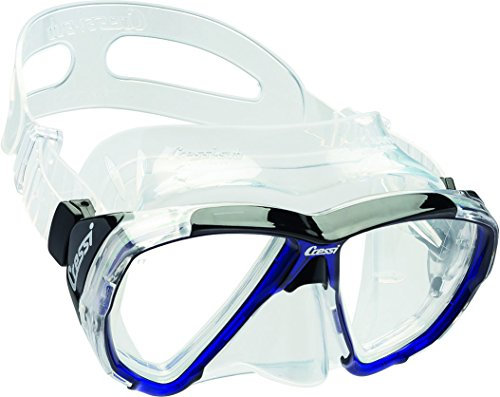 Cressi Big Eyes Mask SIL CLEARL/Frame Blue Ink