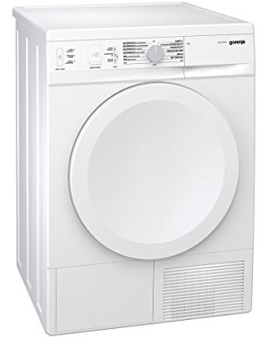 Gorenje D8450N Sèche-linge avec pompe à chaleur 8 kg SensoCare, avec ioniseur d'air IonTech, départ différé (24 h), blanc avec tambour en inox