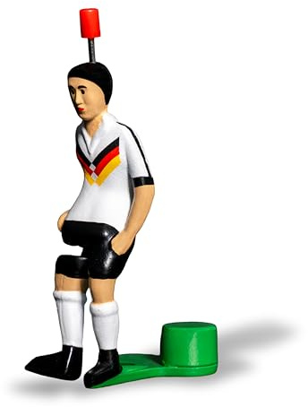 TIPP-KICK Star-Kicker Alemania I Jugadores Originales para jóvenes y Mayores I Diviértase Jugando con Esta Figura de fútbol en Todos Nuestros futbolines I Accesorios I Camiseta Blanca