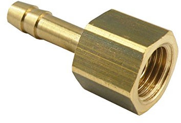 Schlauchtülle mit drehbare Überwurfmutter, Messing PN 16 (G 1/4 - 9 mm)