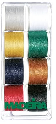 Madeira 8017 Nähgarn-Box Areofil Allesnäher 8 Farben 400 M