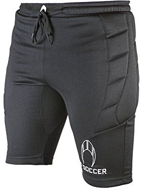HO Soccer 0505564 - Goalkeeper Shorts Unisex Adult Black/White