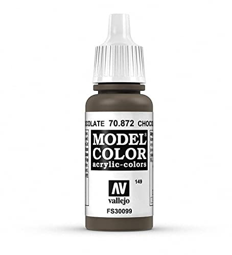 Vallejo Model Color Pintura Acrílica, Marrón (Chocolate), 17 ml