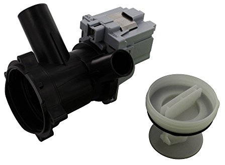 Paxanpax Kein Originalteil Ablaufpumpe Basis und Filtergehäuse Montage für Askoll Produziert Bosch Maxx WFB/WFC/WF/WFL/WFO/WFR/WVF Serie/M50/RC0036, 230V, 50Hz, 0,22A, 30W, 155cl