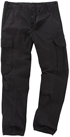 Army and Outdoors German Moleskin Trousers - Black (36)