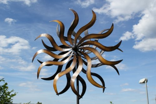 WindRad ArtFerro, Metall, 57cm 160cm Gesamthöhe 190cm (EX213729)