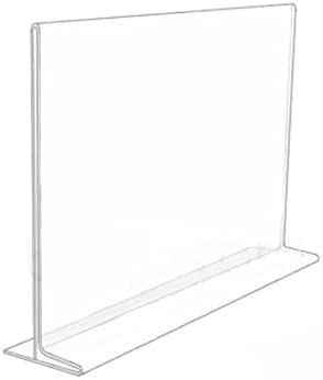 Displaypro 10x A4 Clear Landscape Double Sided Acrylic Menu Desktop Counter Poster Holder Sign Display Stand - Free Shipping!