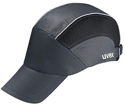 Uvex U-Cap Premium Anstoßkappe - Kopfschutz-Kappe im Sport-Design - mit Langem Schirm und Hartschale