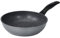 STONELINE Schmorpfanne 24 cm hoher Rand, Aluguss, Schmorpfanne beschichtet mit echten Steinpartikeln, geeignet für Backofen und Induktion, ohne Fett und Öl braten, grau