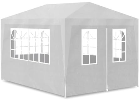 Tonnelle de Jardin/Pavillon de Jardin/Tente de réception Chapiteau Blanc 3x4m
