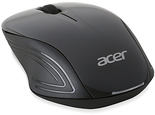 Acer Wireless Maus RF2.4 (kabellos, optische Maus, ergonomisches Design, langanhaltender Komfort) schwarz