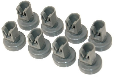 Zanussi Dishwasher Upper Basket Wheel Pack Of 8. Genuine part number 50286967000