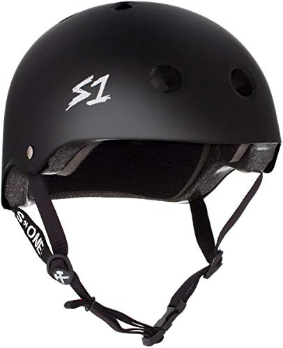 S1 Lifer Helmet for Skateboarding, BMX, and Roller Skating - EPS Fusion Foam, CPSC & ASTM Certified - Black Matte Large (22)