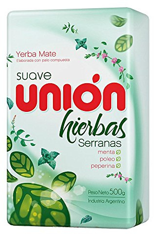 Yerba Mate Union 500g Suave Hierbas Serranas Herbes de la vallée
