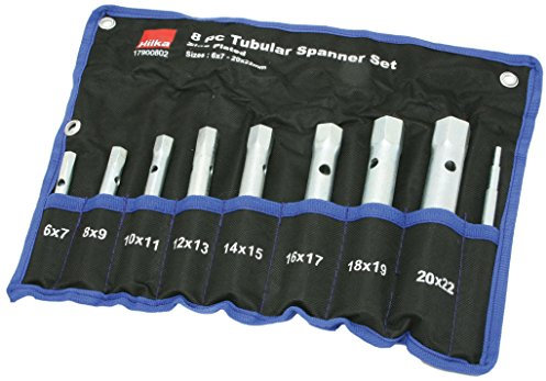 Hilka 17900802 Box Spanner Set Metric (8-Piece)