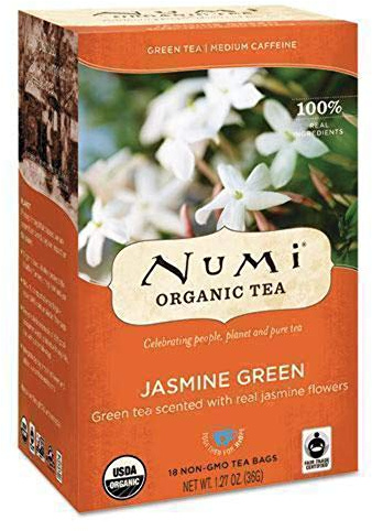 NUMI TEA, GRN TEA,OG2,JASMINE 18 BAG EA 1