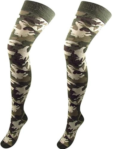 BB AccessoriesDamen Stulpe Mehrfarbig Camouflage Print