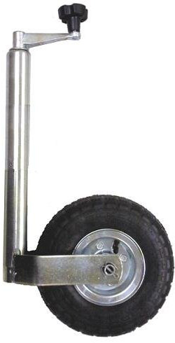 48MM PNEUMATIC TELESCOPIC JOCKEY WHEEL CARAVAN/TRAILER