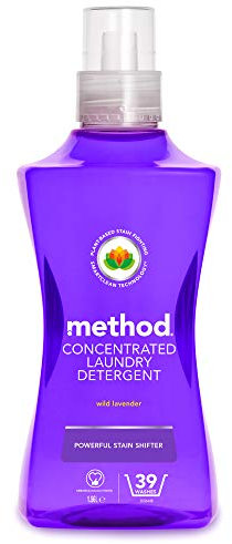 Method Laundry Detergent Wild Lavender, 39 Wash, 1.5 l (Pack of 1)