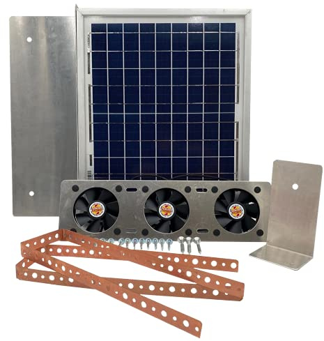 Solar Attic Fan for Ridge Vents - Solar Roof Vent Solution - Solar RidgeBlaster