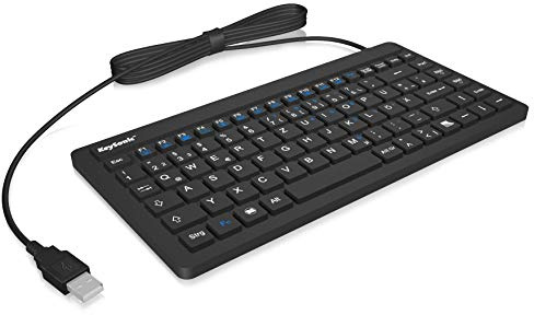 ICY BOX Industrietastatur Silikonummantelung IP68 DE KSK-3230IN_DE | Silikonummantelung gegen Staub/FlüssigkeitenWasserdicht nach IP68USB, deutsches Layout