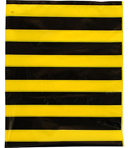 Fixo 72301 - Pack de 25 bolsas disfraz, 56 x 70 cm, color multicolor (amarillo/negro)
