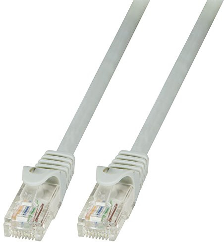 BIGtec LAN Kabel 25m Netzwerkkabel Ethernet Internet Patchkabel CAT.6 grau Gigabit für Netzwerke Modem Router Switch 2 x RJ45 kompatibel zu CAT.5 CAT.6a CAT.7 Stecker