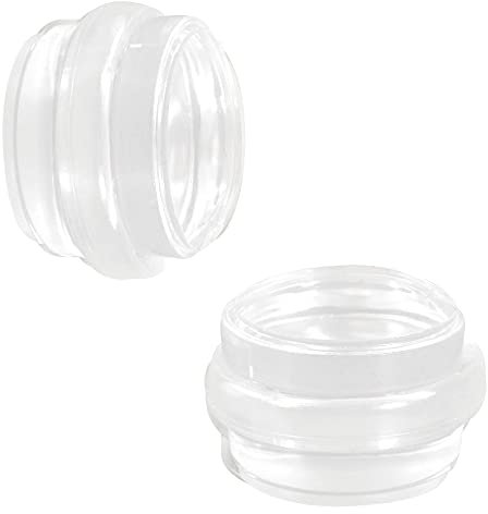 WAGNER Bodentürstopper/Wandtürstopper 2 in 1 CLEAR DUO - Durchmesser Ø 38 x 22 mm, hochwertiger Kunststoff, transparent, selbstklebend, rückstandslos entfernbar - 15502411