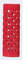 Efalock Professional Metallwickler, Durchmesser 18 mm, rot, 1er Pack, (1x 12 Stück)