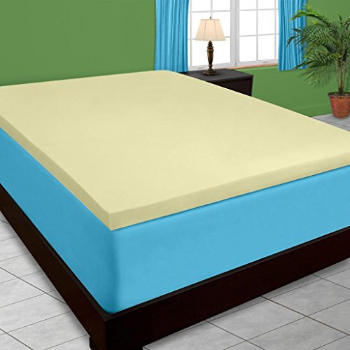 American DreamDNA 2lb Queen Size 1.75 Made Visco Elastic Memory Foam Mattress Topper