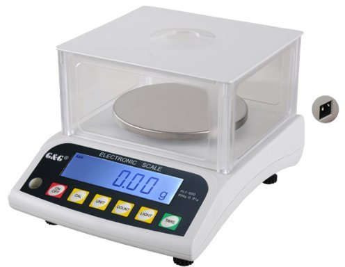 G&G PLC 1200g/0,02g Präzisionswaage Feinwaage Tischwaage/Netz- & Batteriebetrieb möglich